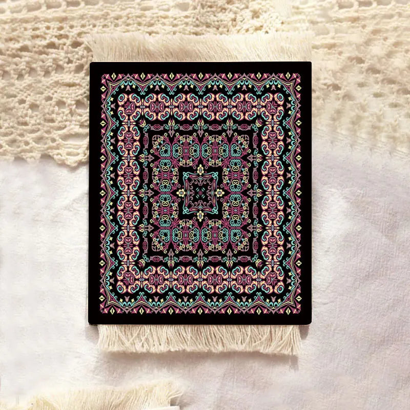 Mousepad Persian Carpet Keyboard and Mouse Pad Office Accessories Mouse Support Table Computer Mouse Mat Desk Mat Peaceful Pleasures Health and Wellness A 270X180X2MM