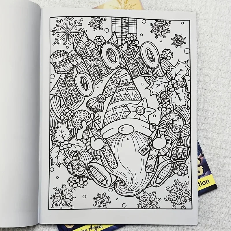 Christmas Snowman Theme Merry Coloring Book Teens Educational