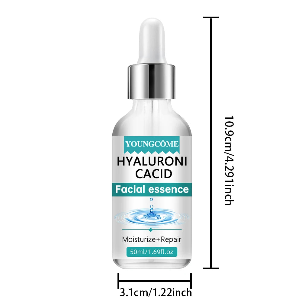 Hyaluronic acid facial serum, a natural moisturizing factor, can retain moisture for a long time,keep skin hydrated,elastic Peaceful Pleasures Health and Wellness 50ml