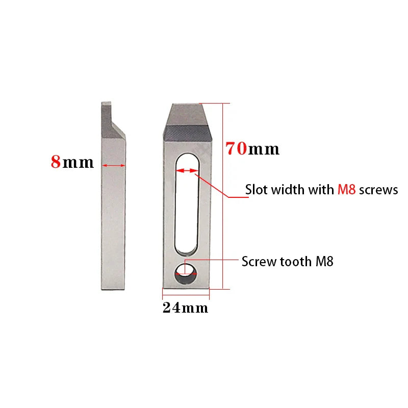 CNC Wire EDM Jig Holder Clamp – Stainless Steel M6 M8 M10