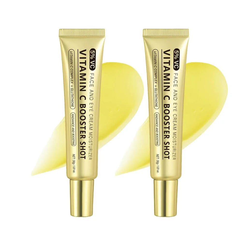 Vitamin C Booster Serum Glutathione Niacinamide V E Brightening Firming Moisturizer Hydrating Lightweight Serum for Face Care Peaceful Pleasures Health and Wellness 2PCS