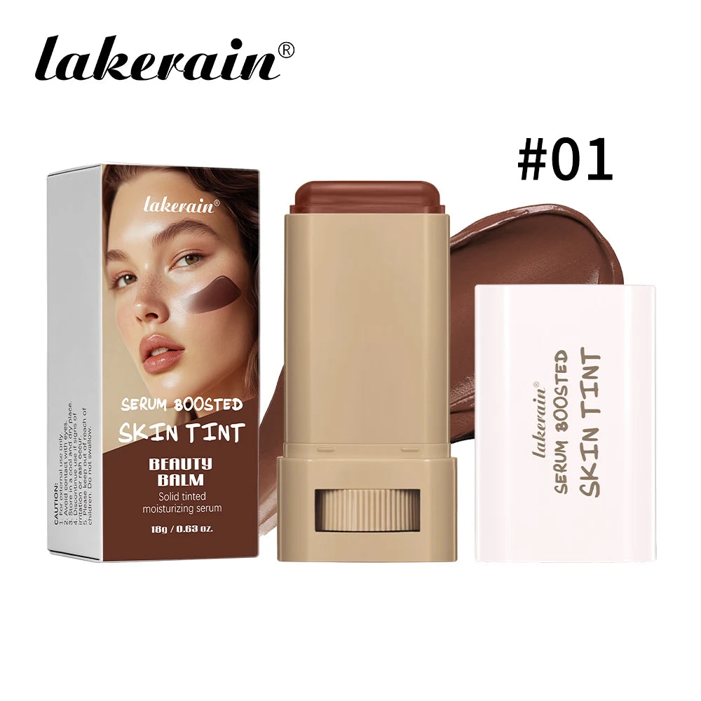 Eraser Foundation Stick Stick Serum Boosted Skin Tint Foundation Stick Smooth Plumper Hight Coverage Travel Flawless Foundation Peaceful Pleasures Health and Wellness 1