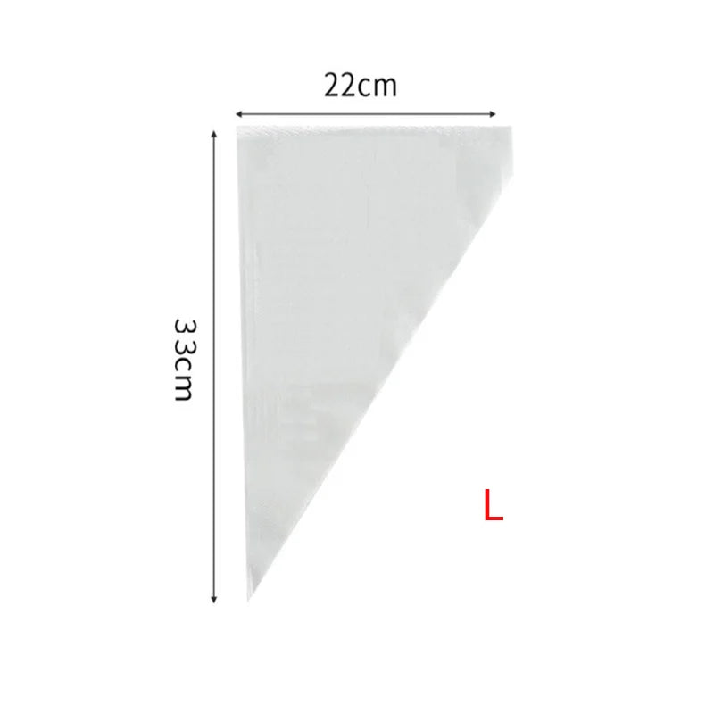 200-Pack Anti-Burst Disposable Piping Bags – Cake & Pastry