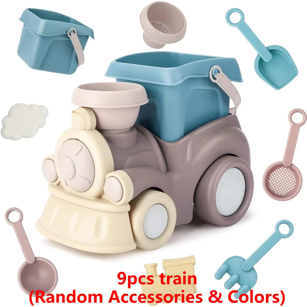 Beach Sand Toys Set for Kids – Bucket, Truck, Rake & More