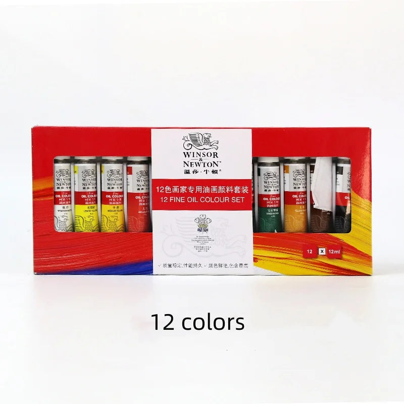 Bview Art Winsor Newton Artist Oil Paint 12 18 24 Colors Professional