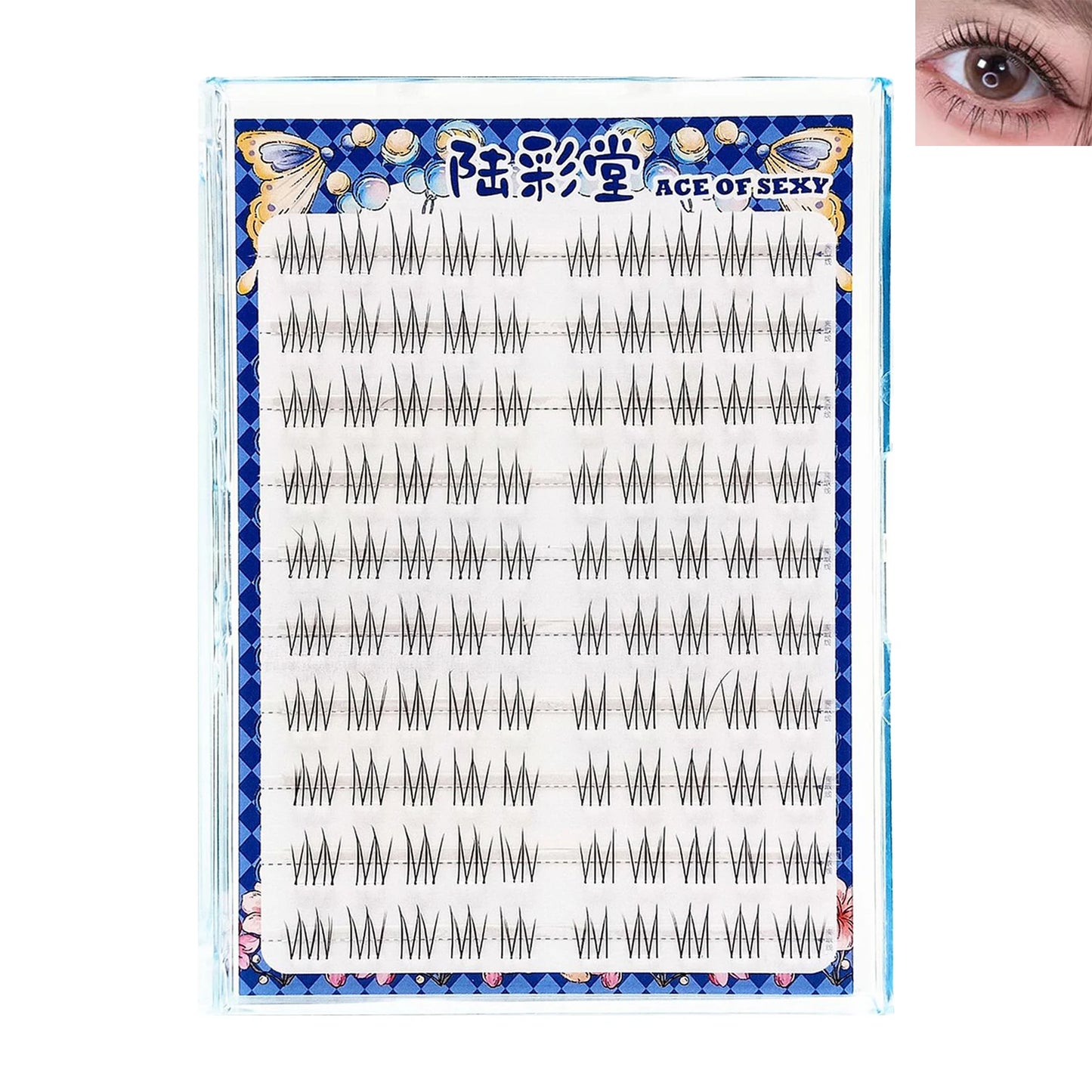 10Rows Glue-free Realistic False Eyelashes Large Capacity Vivid Daily Natural Eyelash Extension Time-saving Choice For Beginners Peaceful Pleasures Health and Wellness