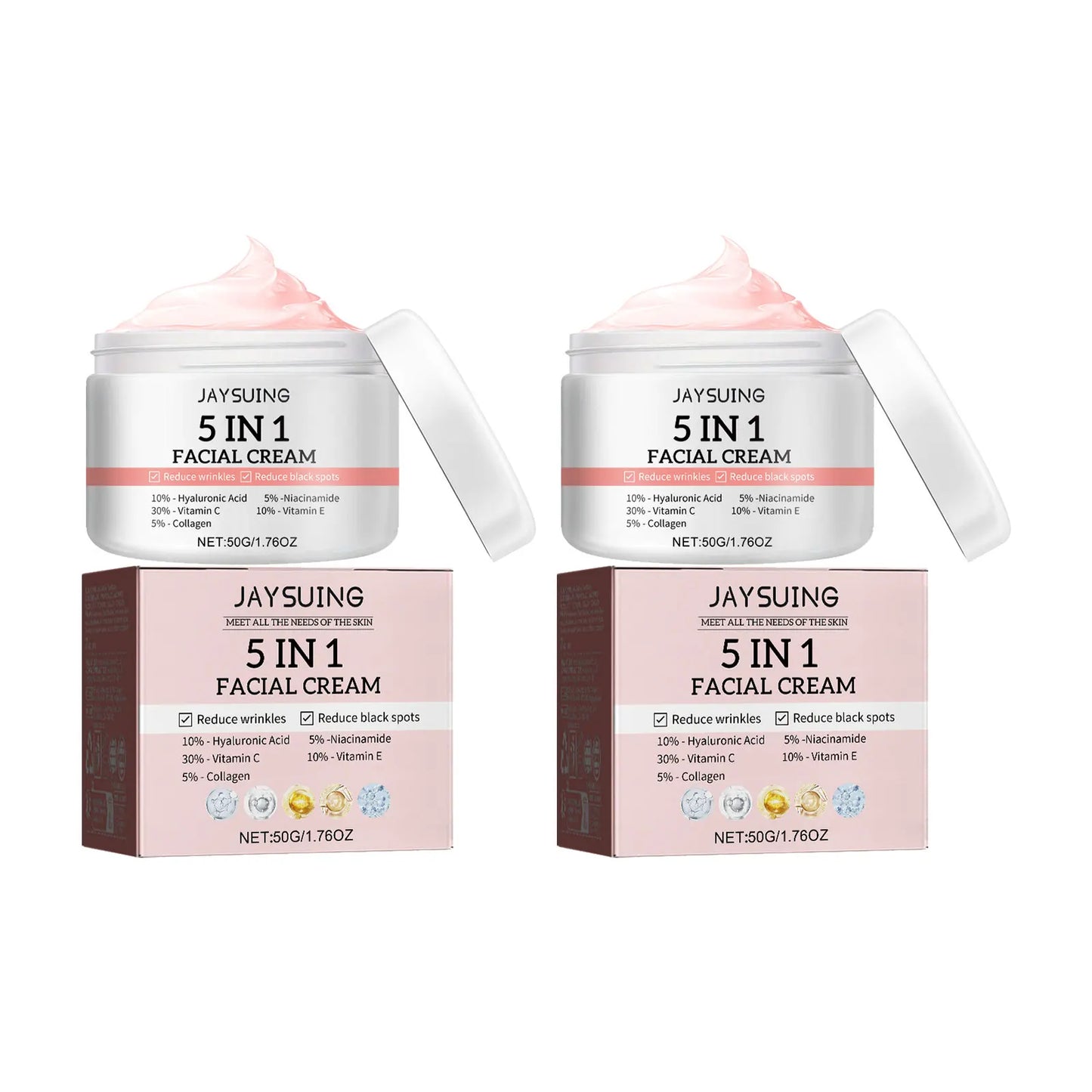 Jaysuing 5-in-1 Face Cream – Anti-Aging, Brightening & Firming