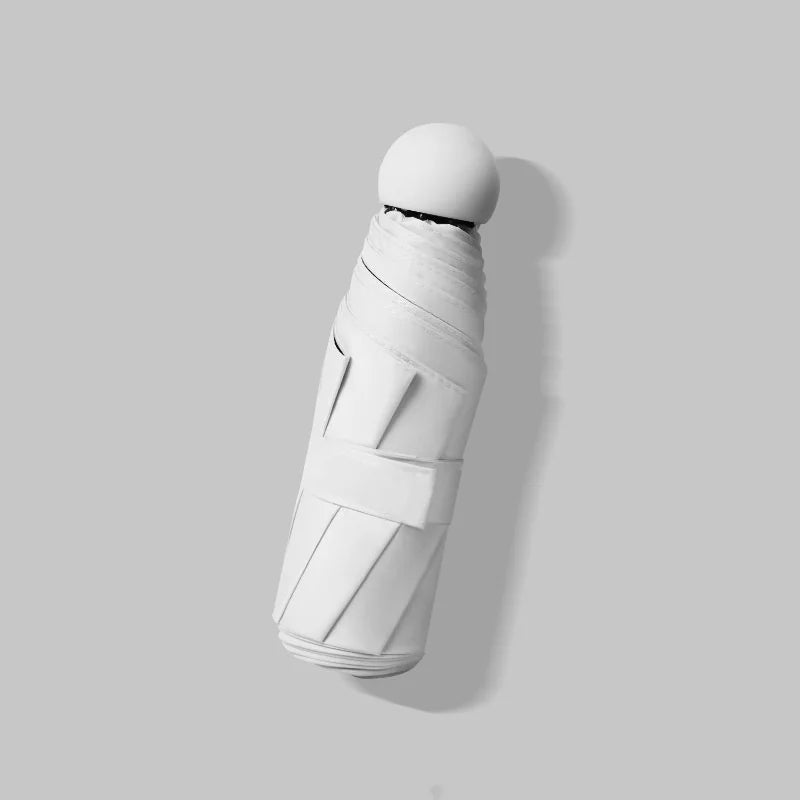 Capsule Mini Folding Umbrella – Windproof UV & Rain Protection