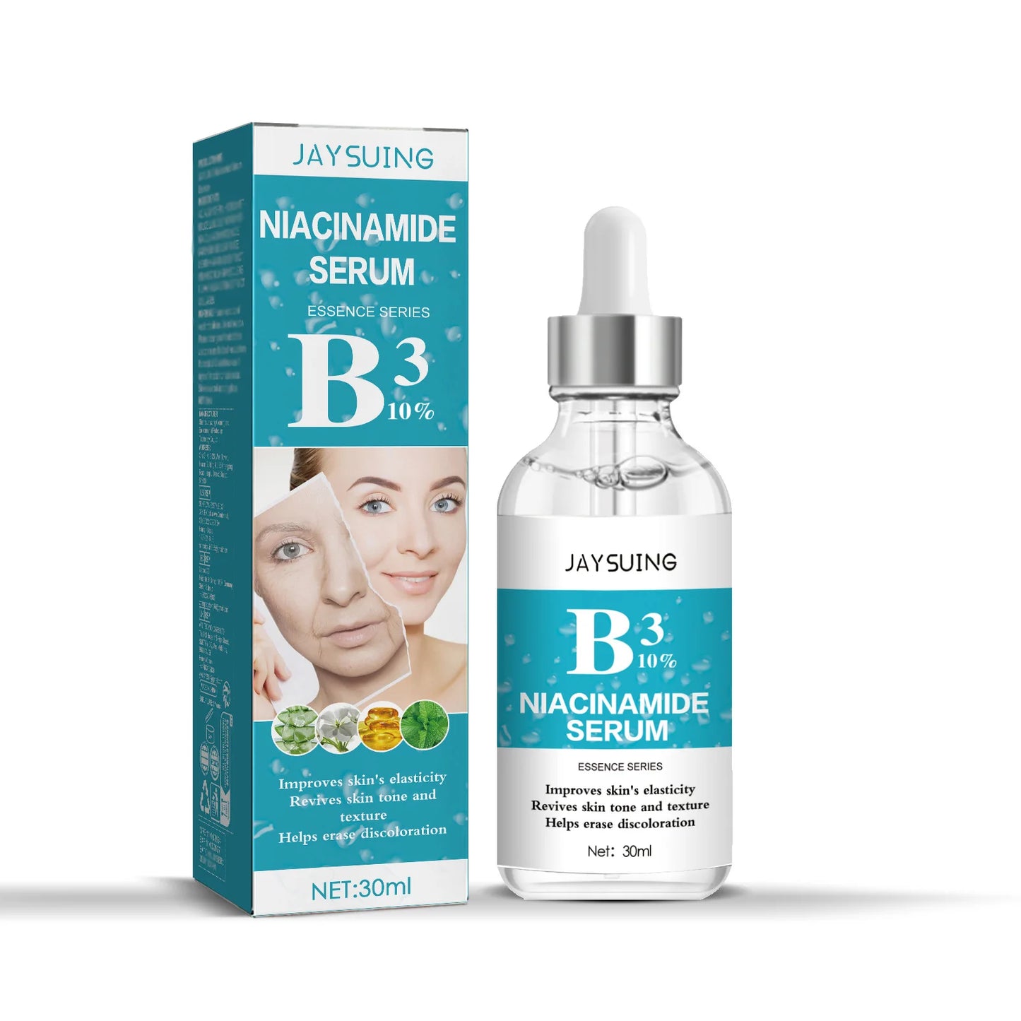 B3 Nicotinamide Serum Facial Anti W-rinkle Lift Firming Fine Lines Lightening Dark Circle Skin Brightening Skincare Products Peaceful Pleasures Health and Wellness 1pc