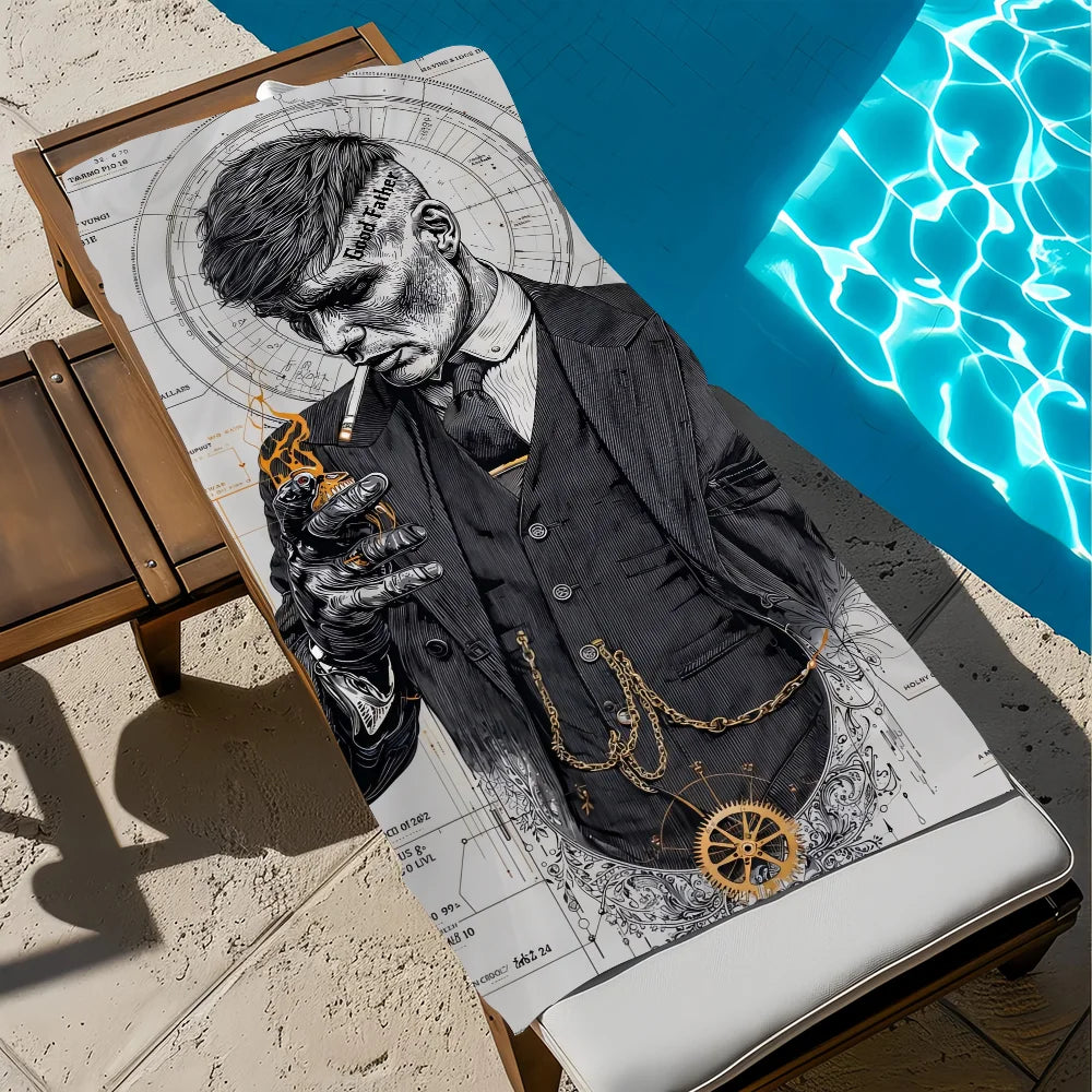 Peaky Blinders Quick-Dry Beach Towel | Soft Pool & Travel Towel