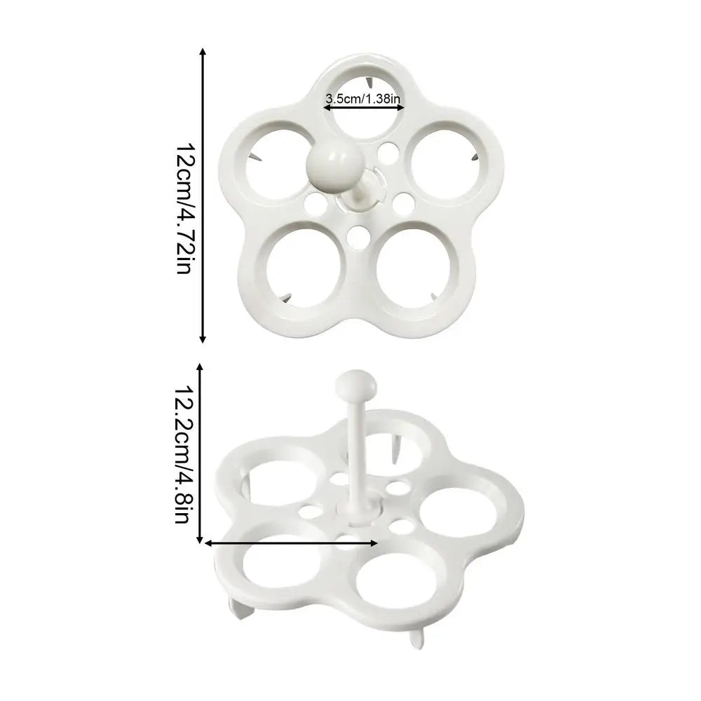 Egg Boiler Holder & Steamer Rack – 4 or 5 Egg Slots