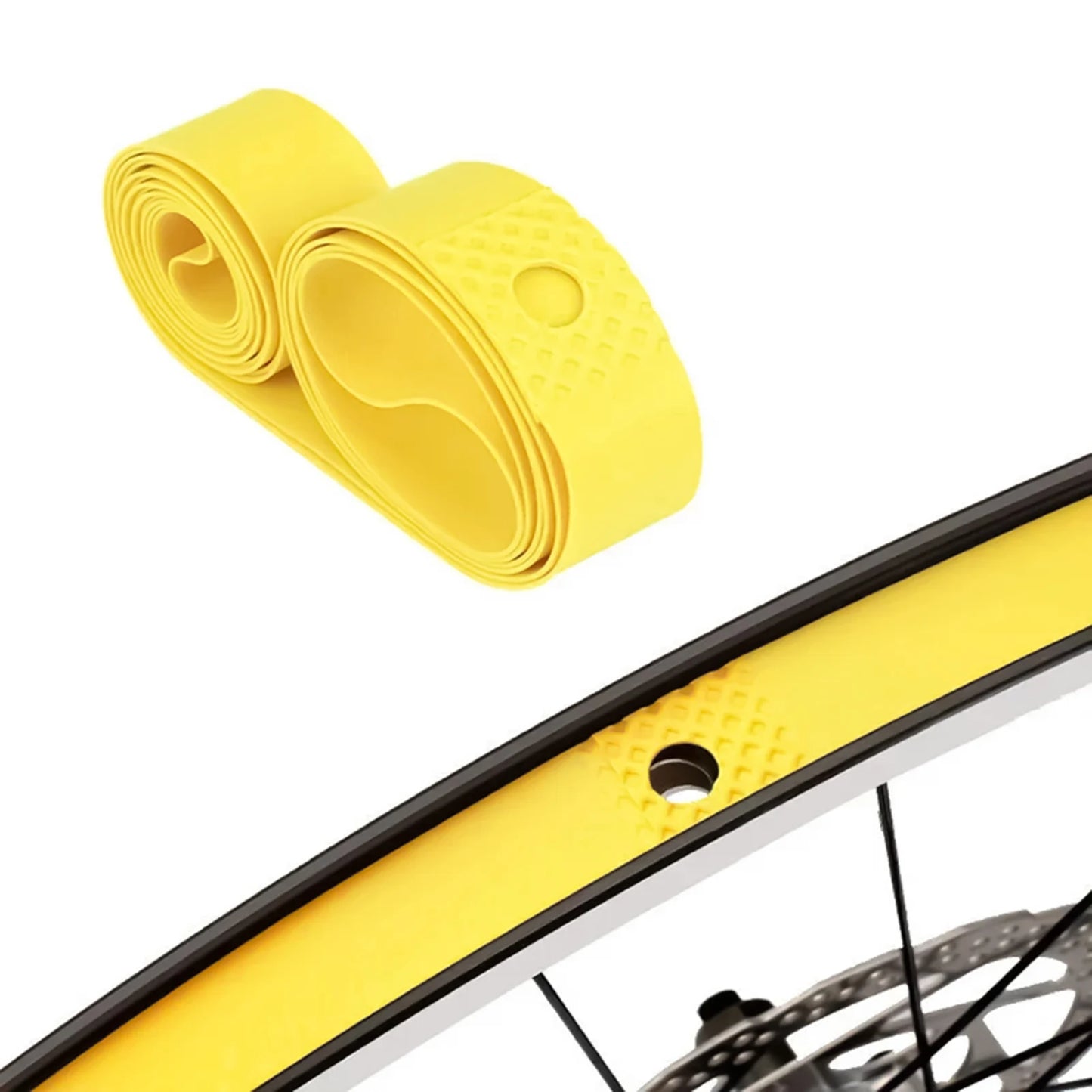 Lightweight PVC Inner Tube 26/27/ 29 Inches Inner Tube Puncture Resistant Pads Suitable for Most Road Bike Models Peaceful Pleasures Health and Wellness