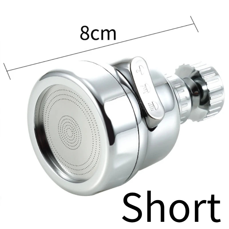 3 Modes Universal Kitchen Faucet Extenders Adapter 360° Rotation Filter Kitchen Gadgets Spray Water Saving Faucet Accessories Peaceful Pleasures Health and Wellness Short