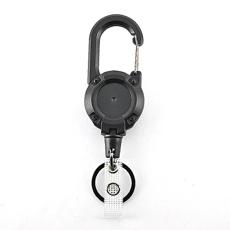 Retractable Metal Keychain Badge Reel & ID Card Holder