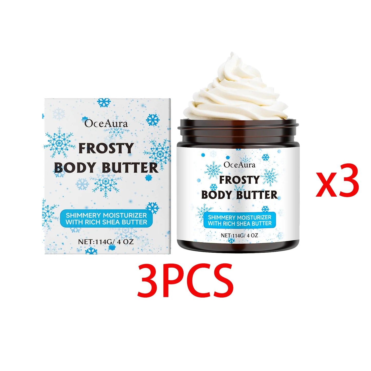 OceAura Shea Butter Neck & Body Cream | Deep Hydration 114g