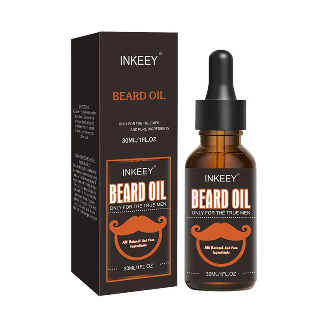 30ml Beard Care Oil For Men Natural Organic Beard Care Fast Shine Soften Beard Strengthens Mustaches Smooth Nourishing Peaceful Pleasures Health and Wellness