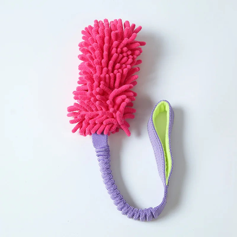 Colorful Rope Ball Dog Toy – Bite-Resistant Interactive Puzzle Interactive Dog Toy Peaceful Pleasures Health and Wellness Pink