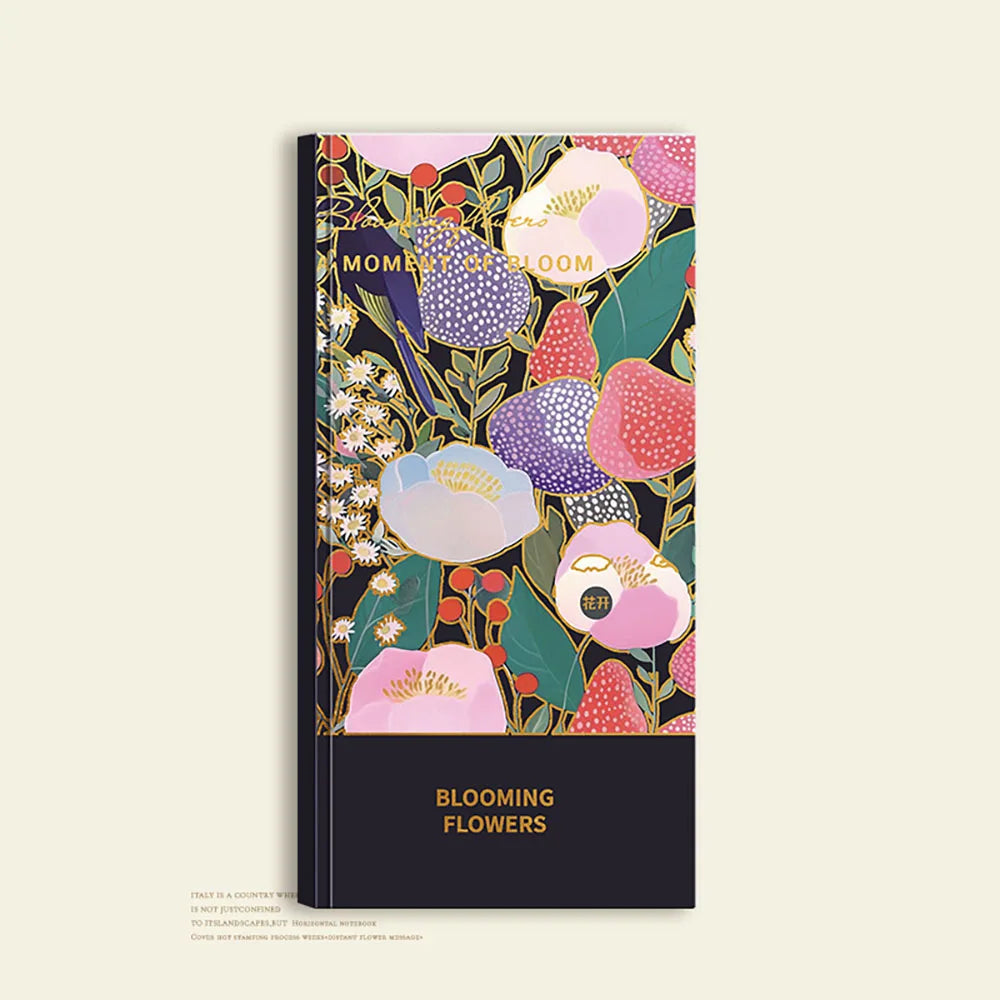 Horizontal Hardcover Notebook Thickened Paper High-end Stationery