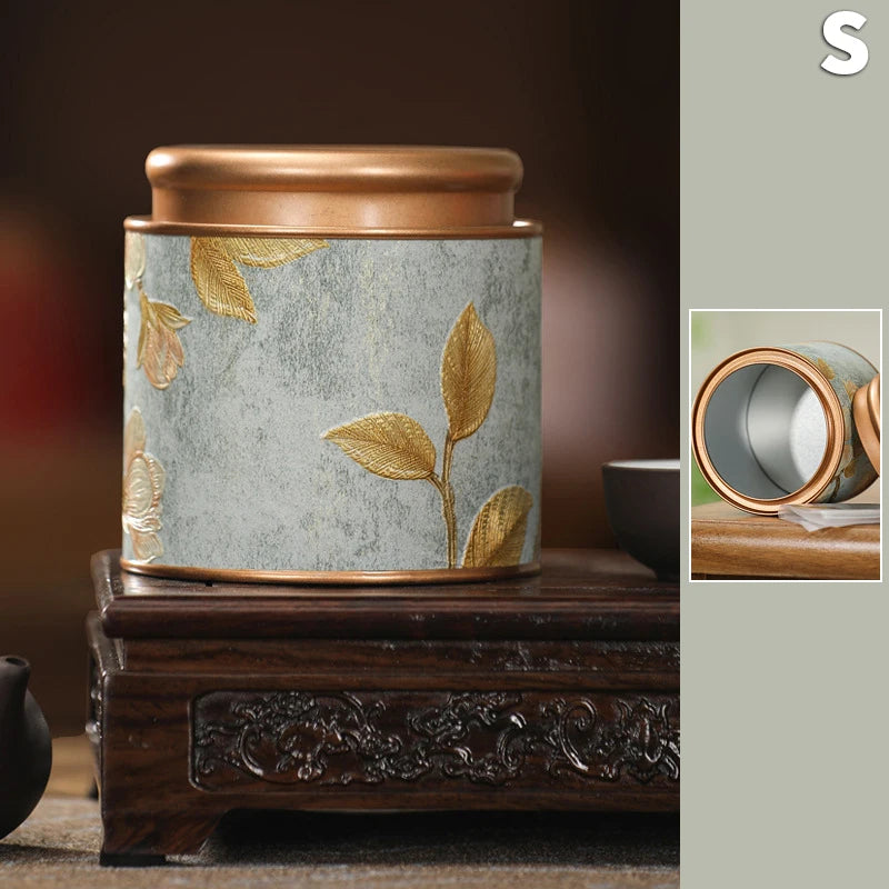 Tinplate Tea Tin Can – Airtight Sealed Storage Canister