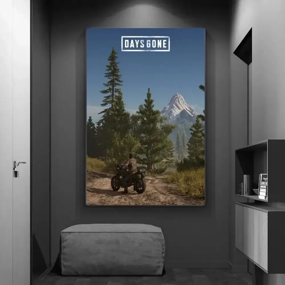 Days Gone Canvas Painting Prints & Posters HD Quality Wall Art for Study Living Room Bedroom Home Decor Peaceful Pleasures Health and Wellness 8 20x30cm Unframed