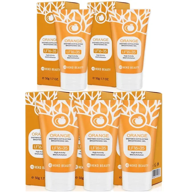 Orange Enzyme Exfoliating Gel – Face & Body Peeling Scrub
