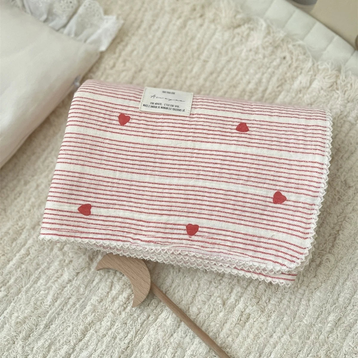 Baby Muslin Swaddle Blanket | 2-Layer Cotton & Bamboo Gauze