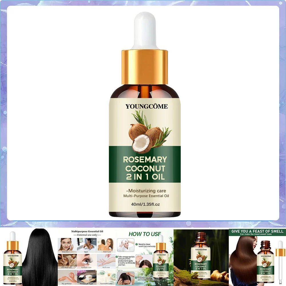 YOUNGCOME Rosemary & Coconut Oil Scalp Serum | Hair Treatment