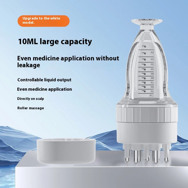 10 Ml Scalp Massage Comb Liquid Serum Oil Brush Nourish Head Hair Growth Hair Regrowth Hair Roots Comb Anti Hair Articles Tools Peaceful Pleasures Health and Wellness White