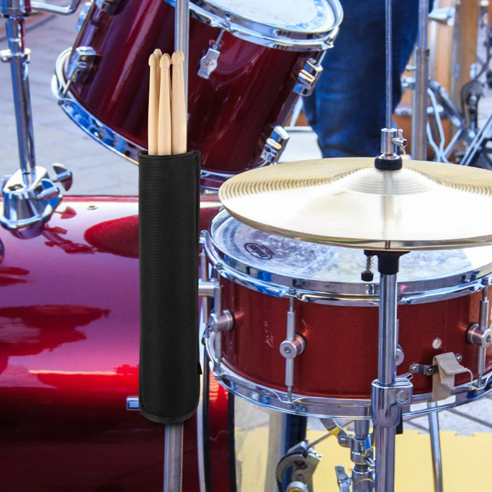 Drumstick Holder Nylon Drum Stick Holder Drum Sticks Holder Bag for Drumsticks Mallets Peaceful Pleasures Health and Wellness