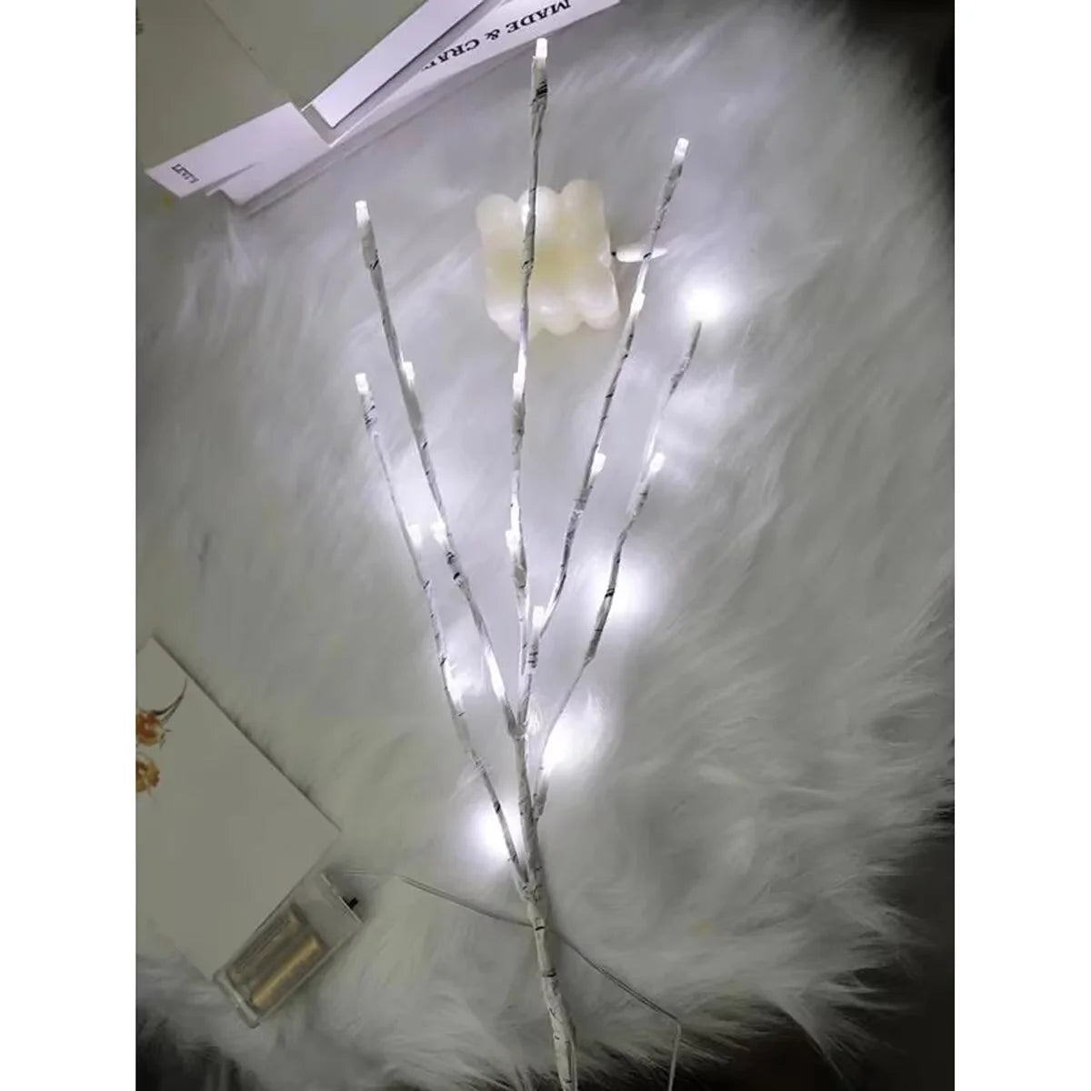 White Birch Branch LED Twig Lights – Battery Operated Decor