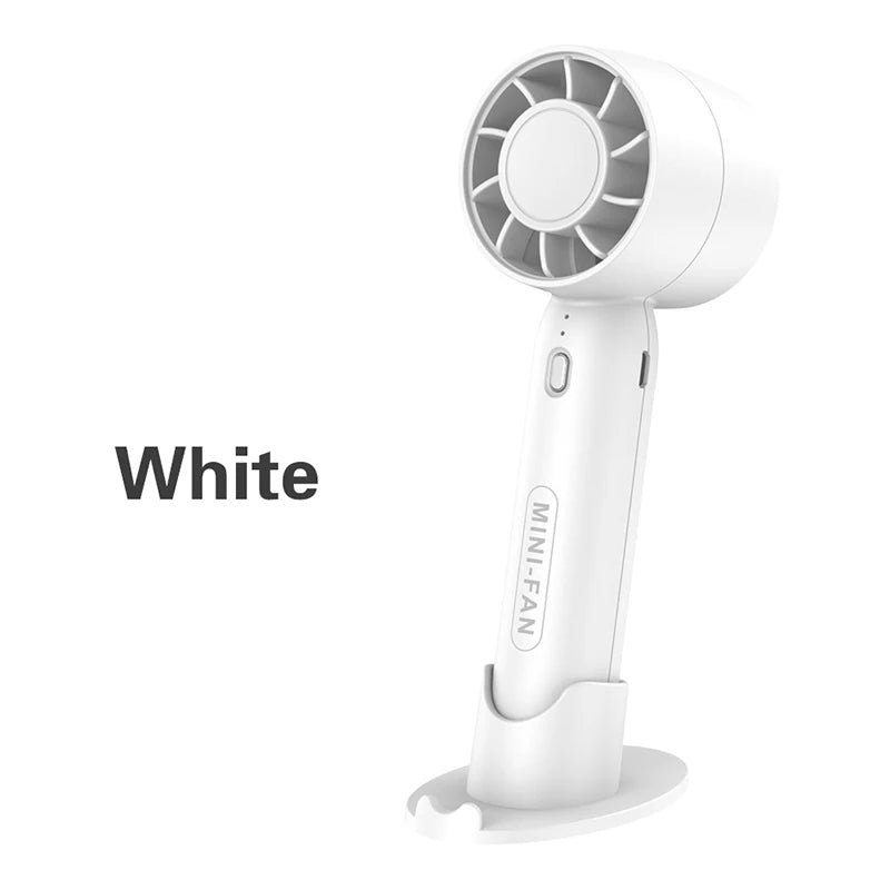 Portable 2-in-1 USB Mini Fan | 3-Speed Handheld & Desktop