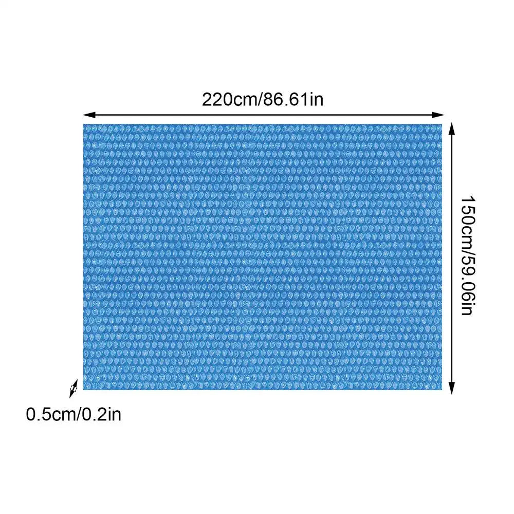 Solar Pool Cover – PE Bubble Film Heat Insulating Pool Cover