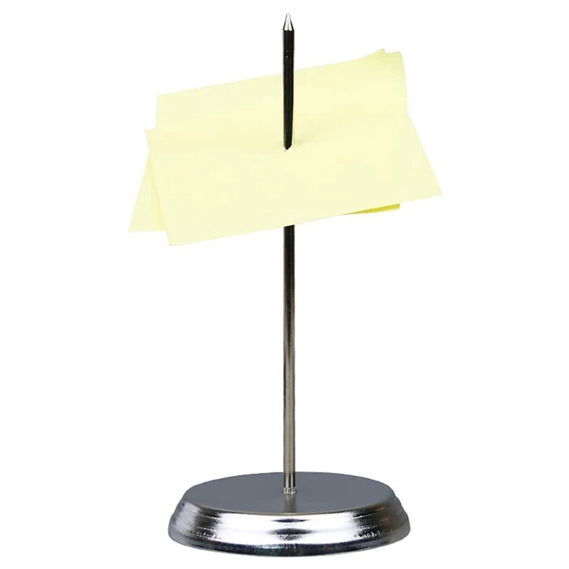 A36T-Restaurant Receipt Holder,Receipt Holder Spike, Check Spindle, 3 Inch Round Base, Desk Straight Rod 5.6 Inch Long 1Pack Peaceful Pleasures Health and Wellness