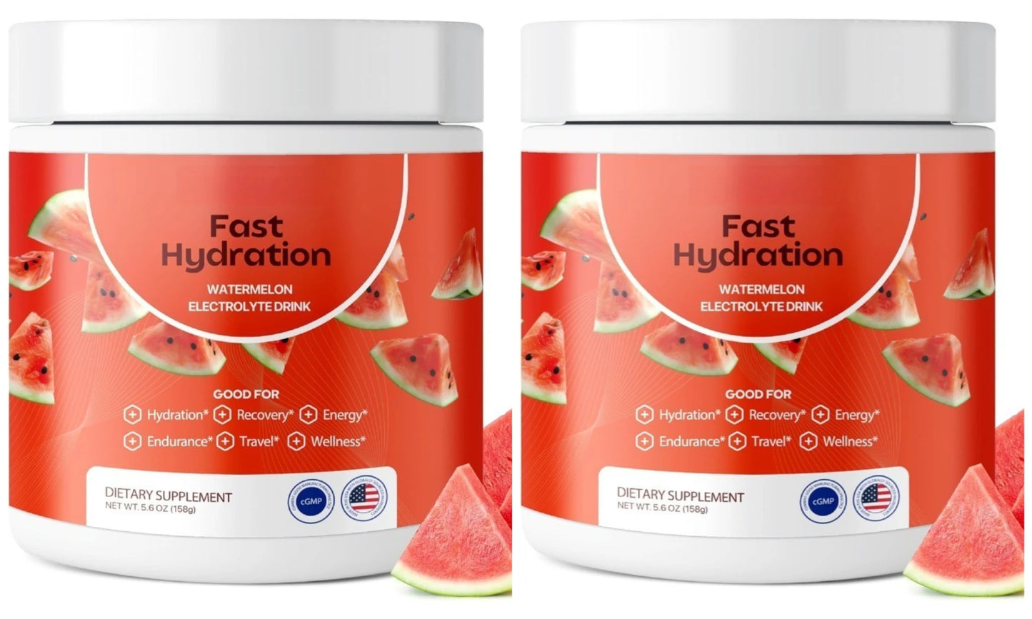 Sugar-Free Watermelon Electrolyte Mix | Na K Mg Ca Travel Jar