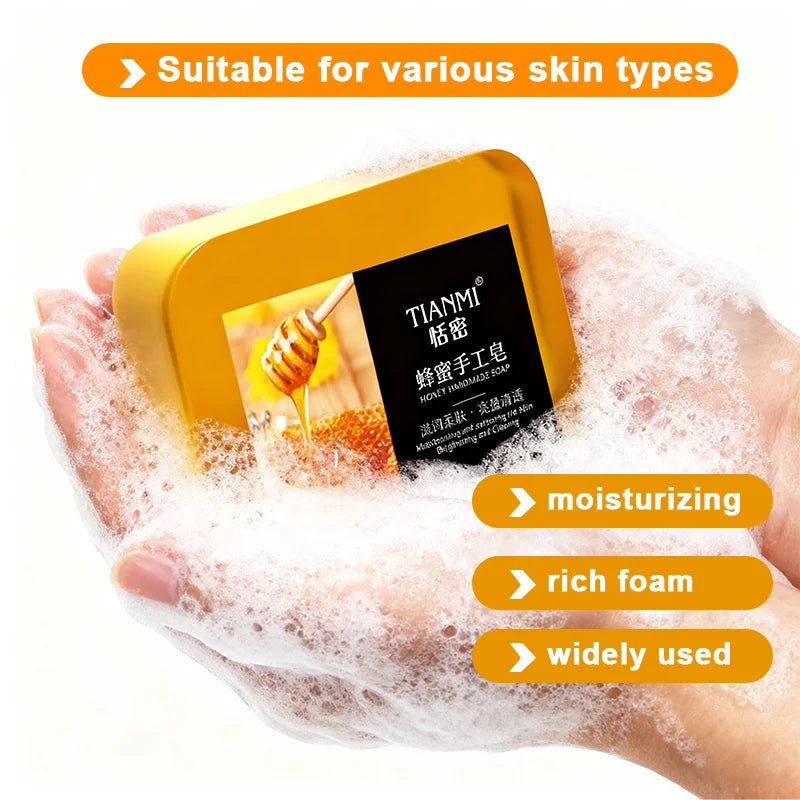 2-Pack Honey Soap – Deep Cleansing, Hydrating & Moisturizing