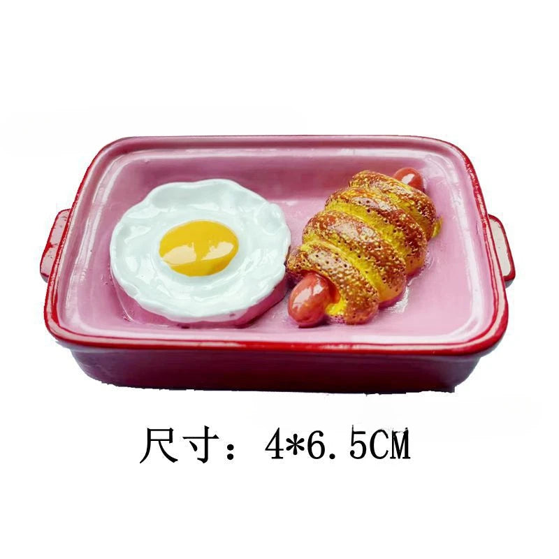 Cute Resin Fridge Magnet – Ice Cream & Cake Kawaii Decor
