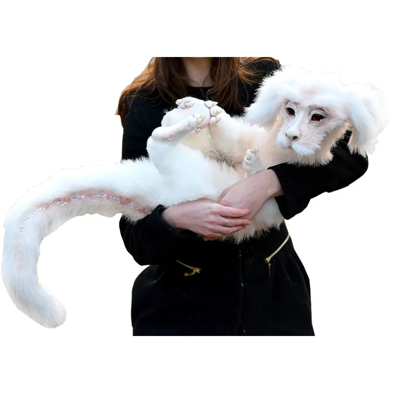 Falkor Luckdragon White Plush Doll – 84cm Stuffed Dragon Toy