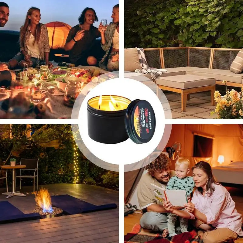 Emergency Candles for Household Disaster emergency lighting long burning survival candle Waterproof Windproof Candle for camping Peaceful Pleasures Health and Wellness