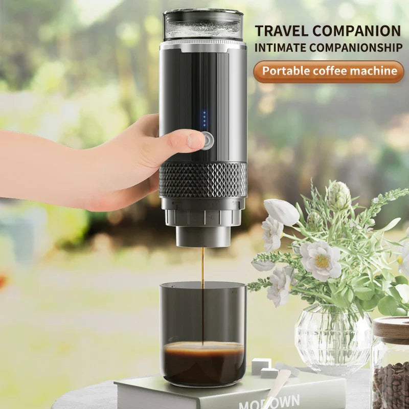 Portable Capsule & Ground Coffee Maker | Electric Espresso Brewer