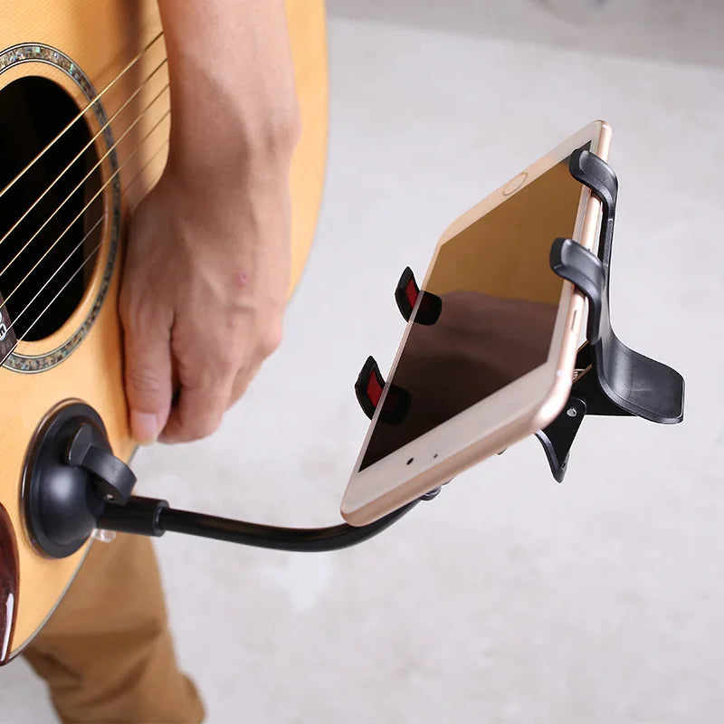 Headstock Folk Electric Guitar Phone Holder Rack Clip Convenient Easy
