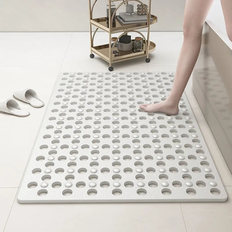 Non-Slip Bath & Shower Mat | Suction Cups & Drain Holes