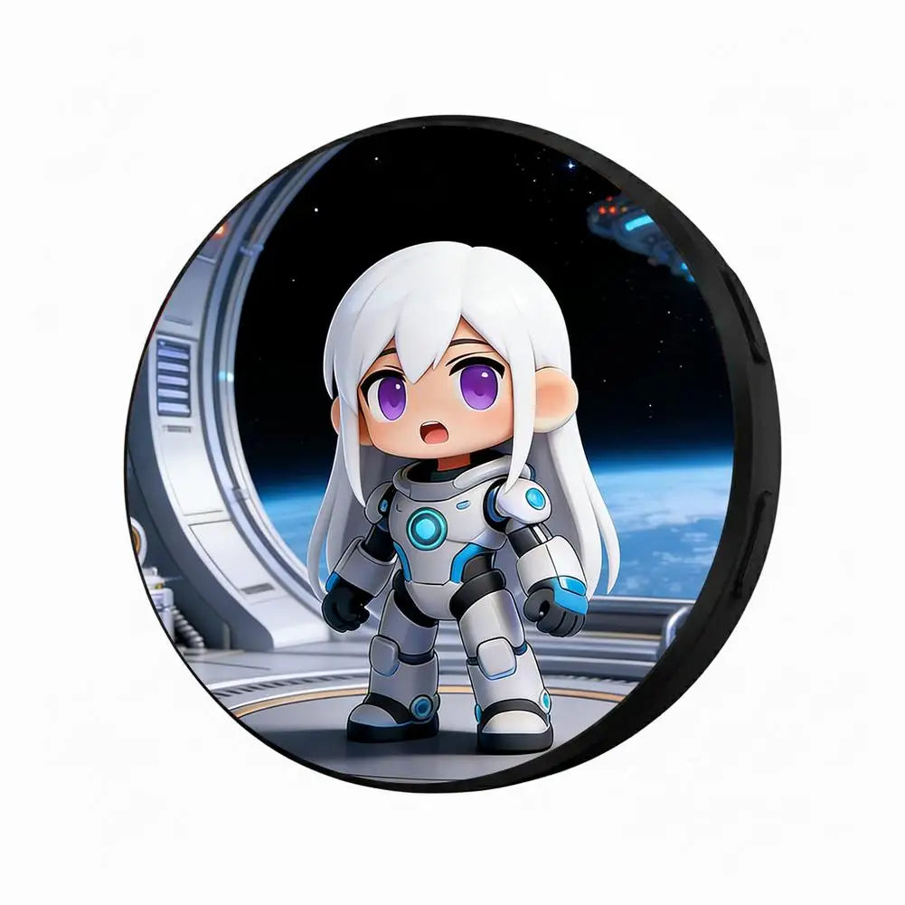 Digital LED E-Badge – 1.5" HD Bluetooth Anime Display Pin
