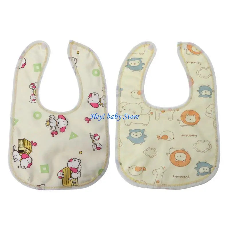 Baby Bandana Drool Bibs | Soft Cartoon Triangle Saliva Towel 1–3Y
