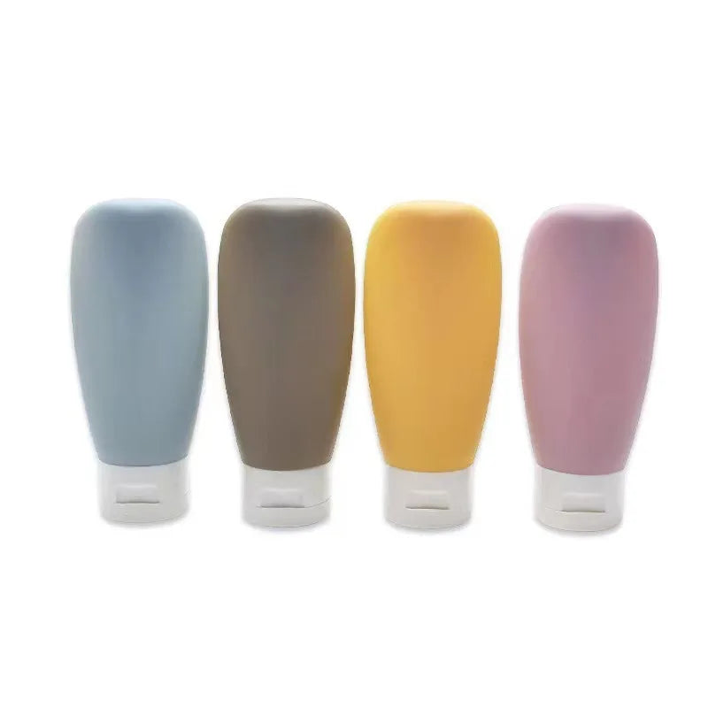 4-Pack 60ml Refillable Travel Squeeze Bottles – TSA Approved