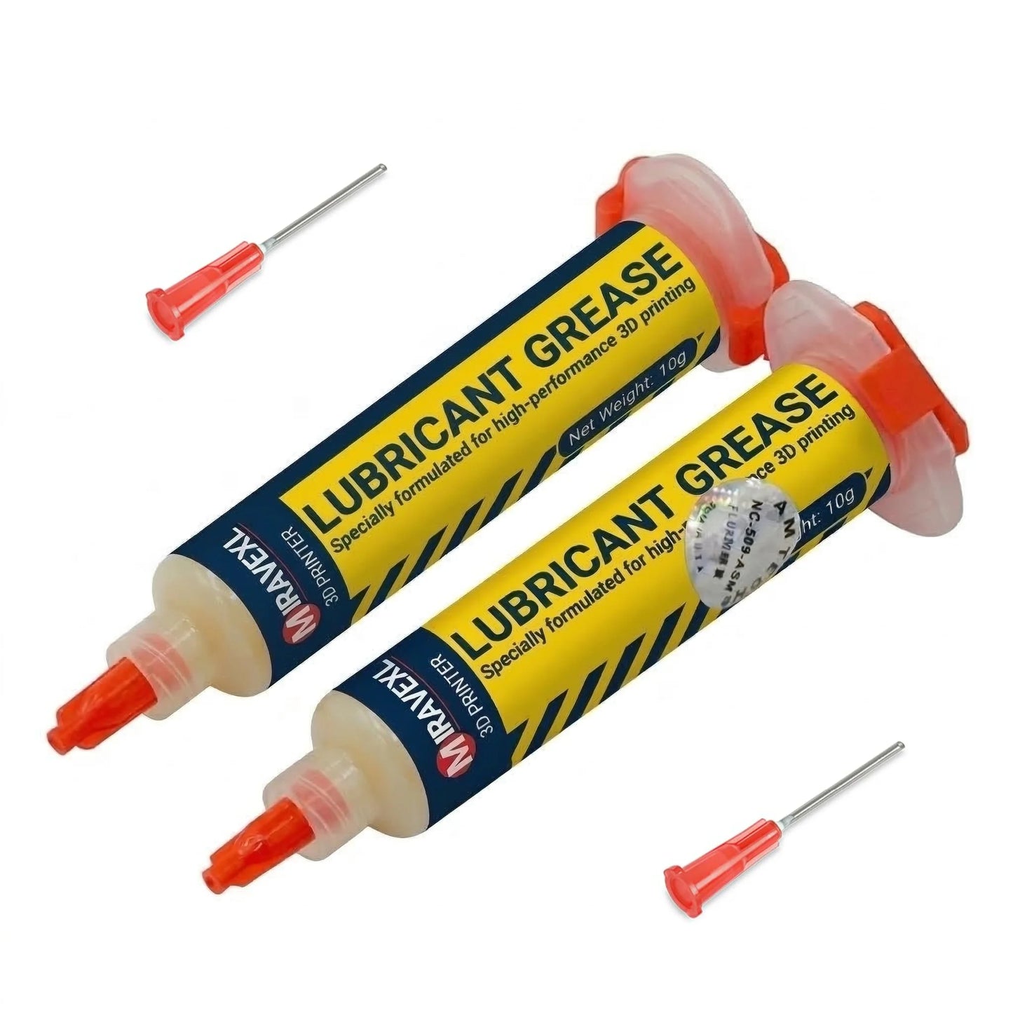 MIRAVEXL 3D Printer Grease White Lube for Lead Screws Linear Rails Rods Smooth Printing Noise Reduction Maintenance Kit Peaceful Pleasures Health and Wellness 2PCS