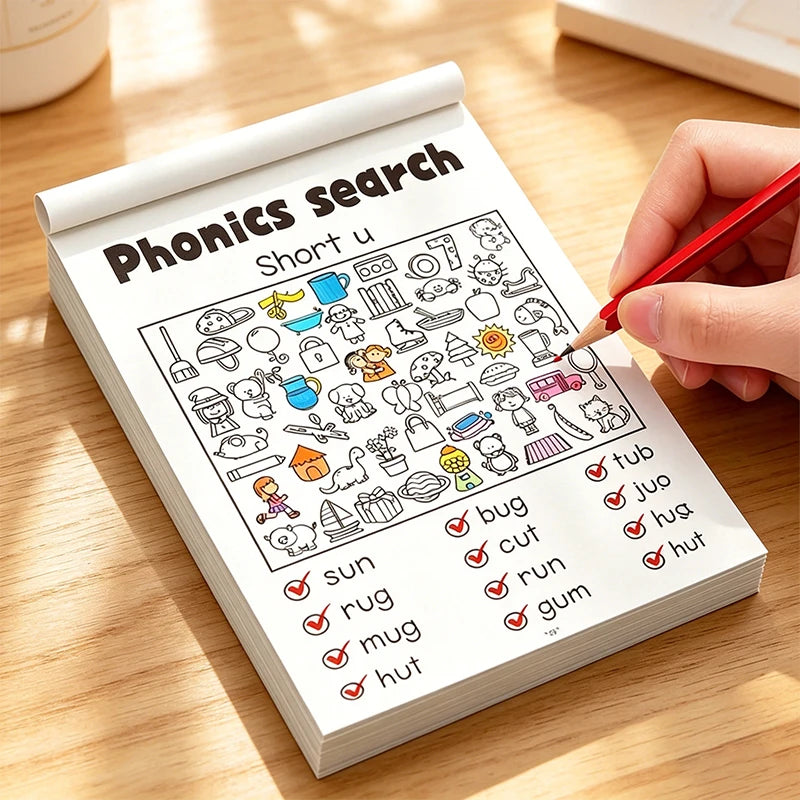 Object Search Coloring Game Book Based Vocabulary Guides Educational