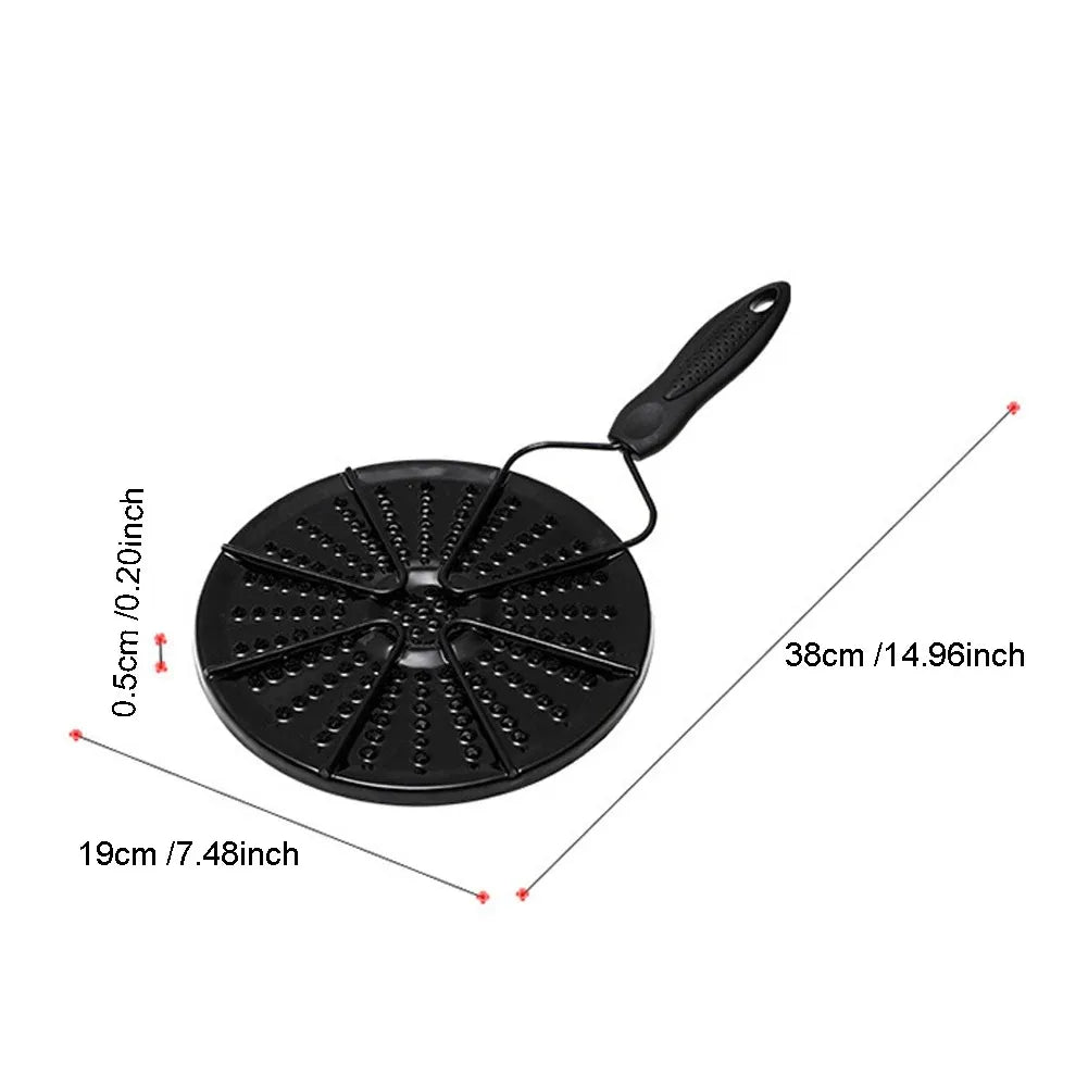 Heat Conduction of Gas Stove Diffuser Distributor Stove Top Heating Plate with Handle Put Rusty Kitchen Supplies Peaceful Pleasures Health and Wellness