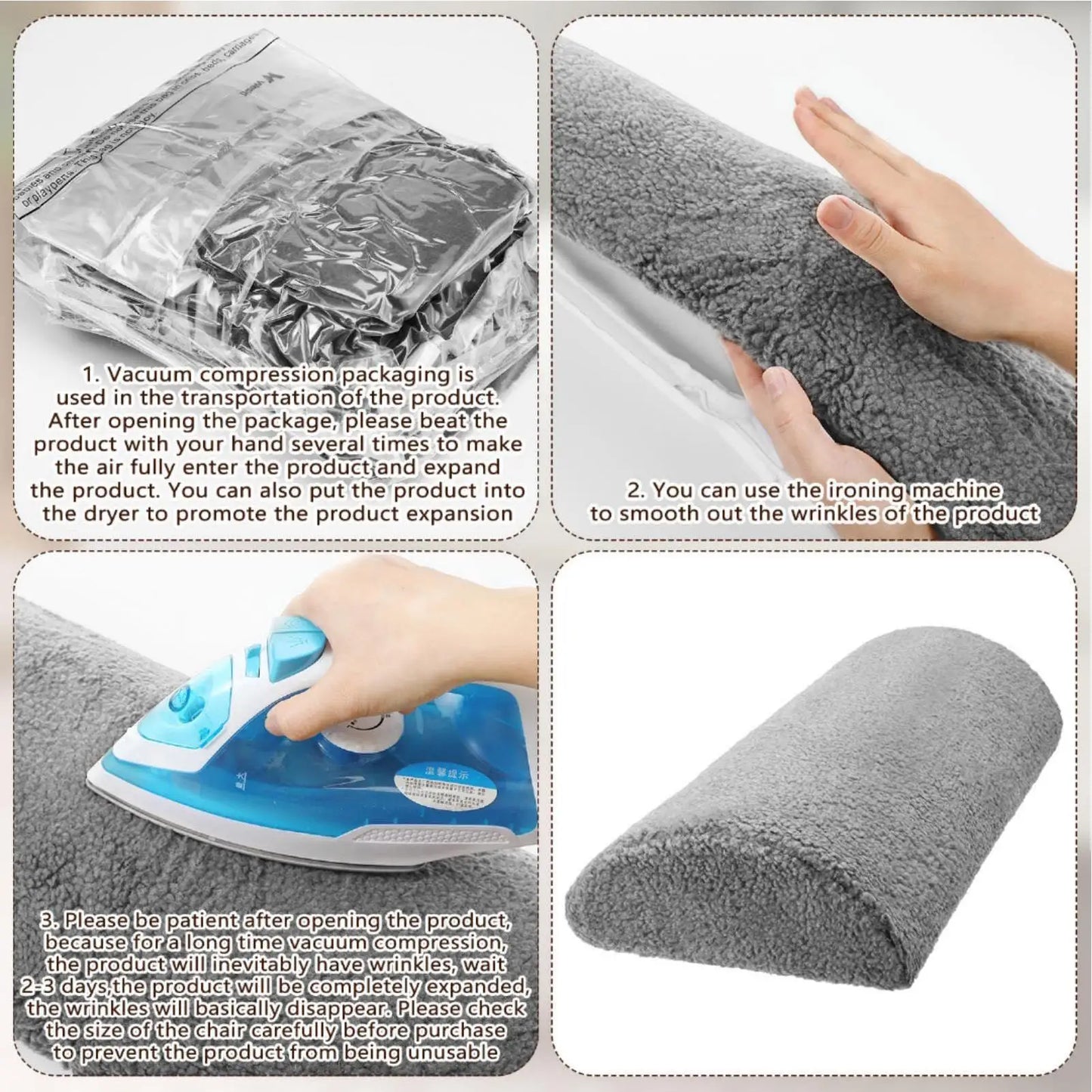 Leg Rest Pillow for Recliner Chair Adjustable Straps Memory Foam Foot Cushion for Bed Sofa Leg Elevation Relief Home Nursing Pad Peaceful Pleasures Health and Wellness