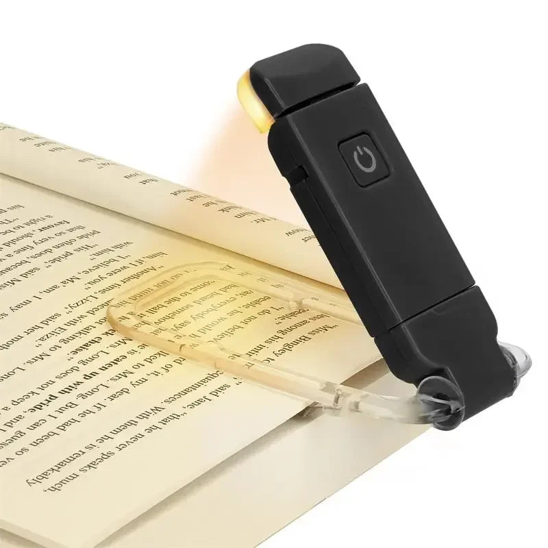 LED Clip-on Book Light Home-appliance Night Lights Lamp Charging Mode Eye Care USB Children's Reading Light Indoor Table Peaceful Pleasures Health and Wellness Changeable