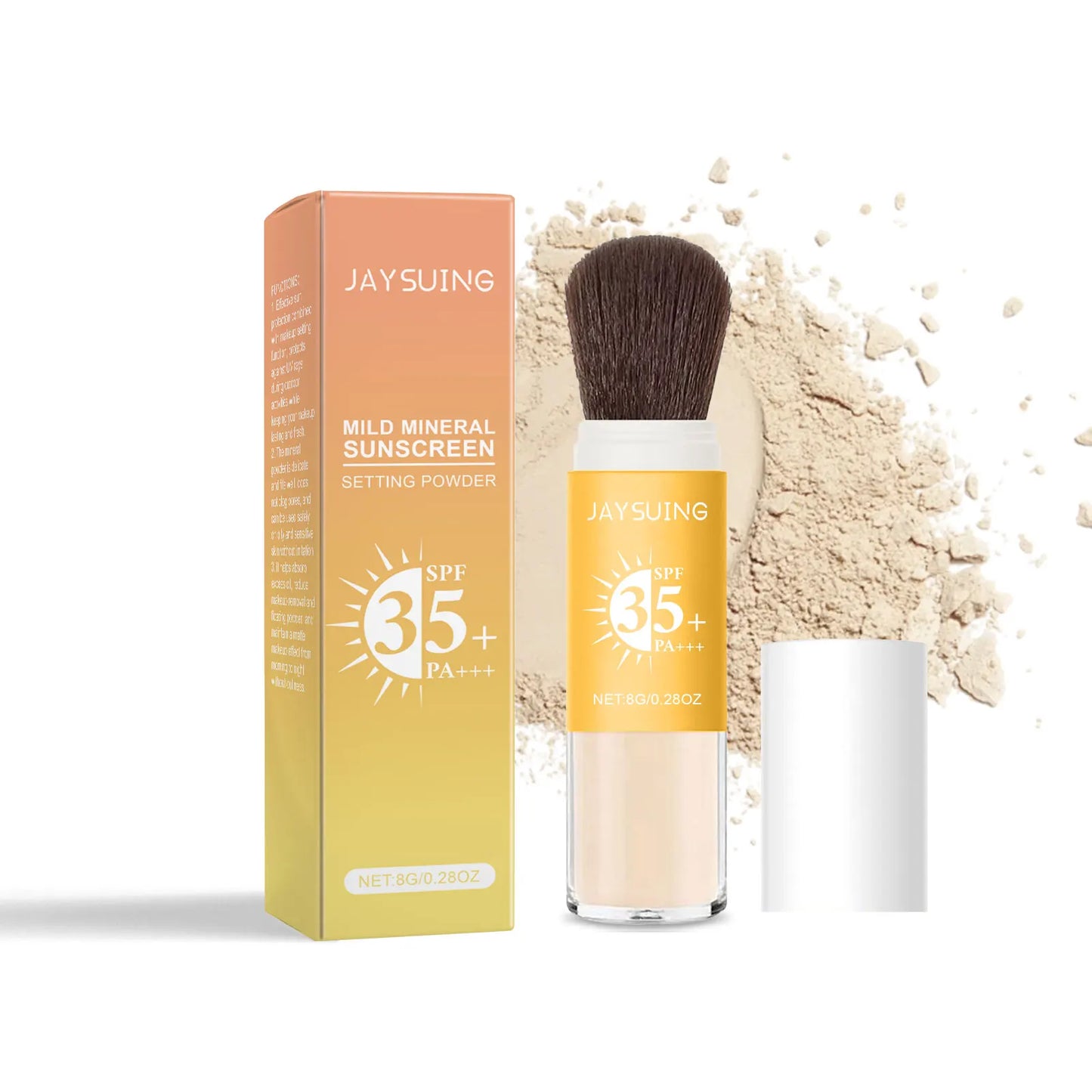 SPF35+ Sunscreen Loose Powder – Matte Oil Control & UV Shield